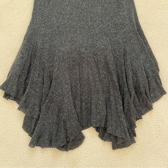 Maxi Skirt Pull On Elastic Waist Size Small Gray - Picture 5 of 8